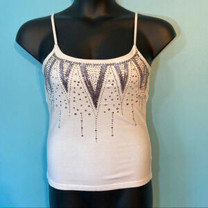 💥5/$25 BNWT  Roomates California sequinned tank top‎